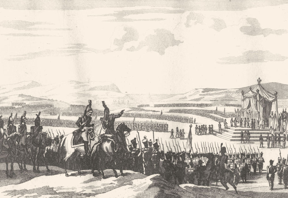 FRANCE. Distribution des Croix de la Legion d'honneur à Boulogne 1835 print